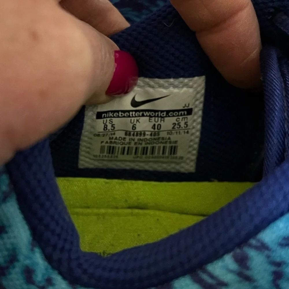 Nike Training Blue Tie Dye Sneakers